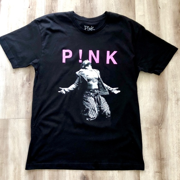 PINK, P!NK , 2023, Summer Carnival Tour, T-Shirt, Mens, L Black, Great Condition - Picture 3 of 6